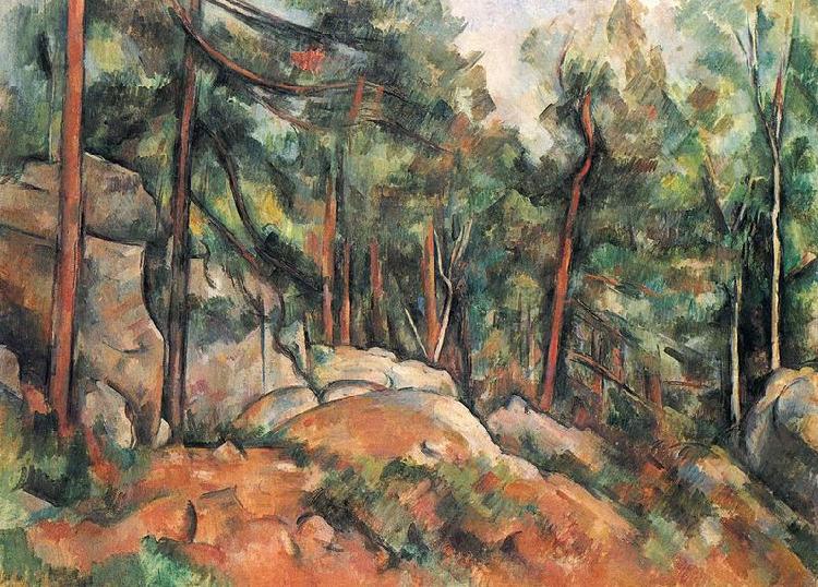 Paul Cezanne Im Wald oil painting image
